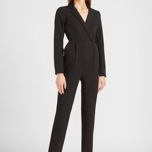 Express Long Sleeve Blazer Jumpsuit
